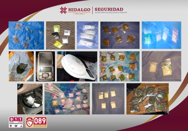 SSPH realiza operativos para desmantelar centros de distribución de droga en Agua Blanca de Iturbide