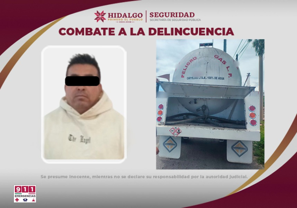 SSPH asegura pipa con 15 mil litros de combustible