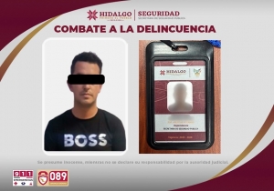 Cae falso supervisor de Asuntos Internos; Policía Estatal lo detiene en Tolcayuca