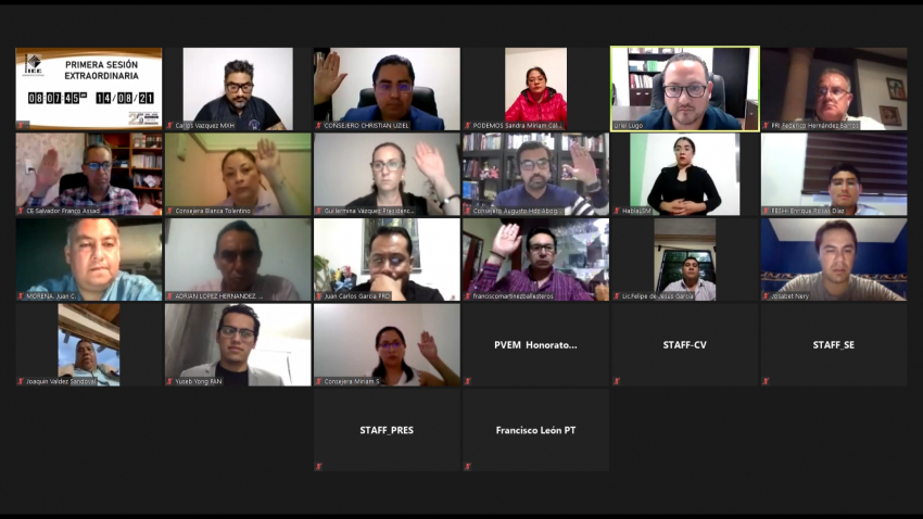 IEEH asigna las 12 Diputaciones de Representaci&oacute;n Proporcional para la integraci&oacute;n de la LXV Legislatura