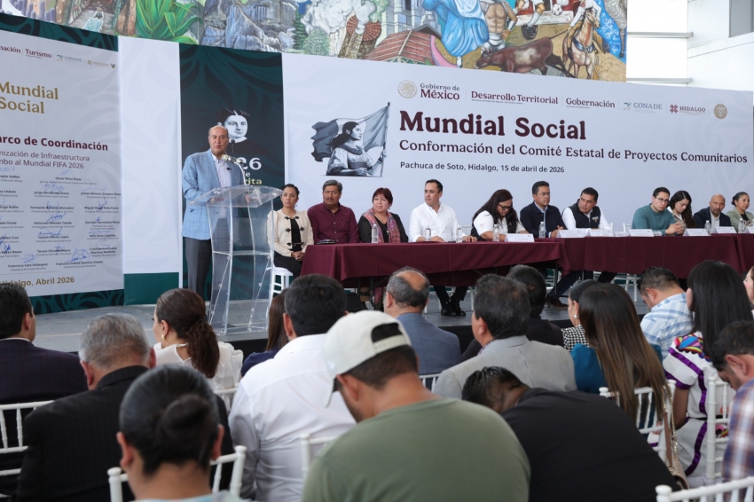 Mundial Social llega a Hidalgo con impulso a infraestructura deportiva comunitaria