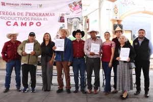 Saderh entrega m&aacute;s de 9 mdp en apoyos para las y los productores de la regi&oacute;n del Valle del Mezquital
