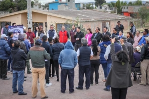 DA ALCALDE RAÚL CAMACHO BAÑOS, BANDERAZO DE OBRA PARA LA CONSTRUCCIÓN DE PAVIMENTACIÓN EN EL VENADO