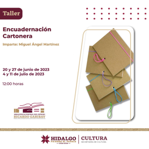Impartir&aacute;n taller gratuito de encuadernaci&oacute;n cartonera en la biblioteca Ricardo Garibay