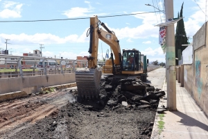 SIPDUS inicia pavimentación del bulevar Colonias-Santa Catarina