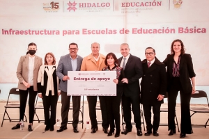 Anuncia SEPH obras para 14 centros educativos en Pachuca