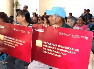 Hidalgo impuls&oacute; por primera vez a personas cuidadoras de personas con discapacidad