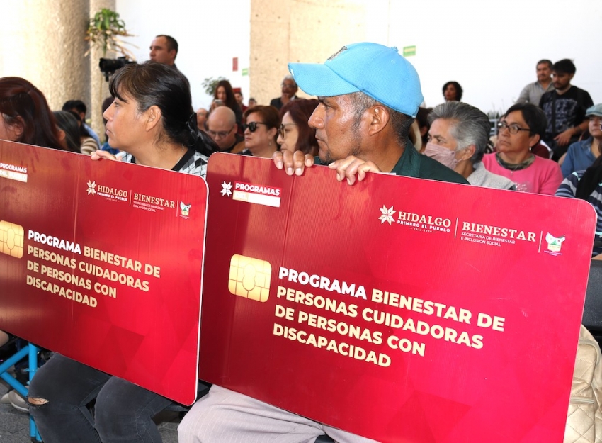 Hidalgo impulsó por primera vez a personas cuidadoras de personas con discapacidad