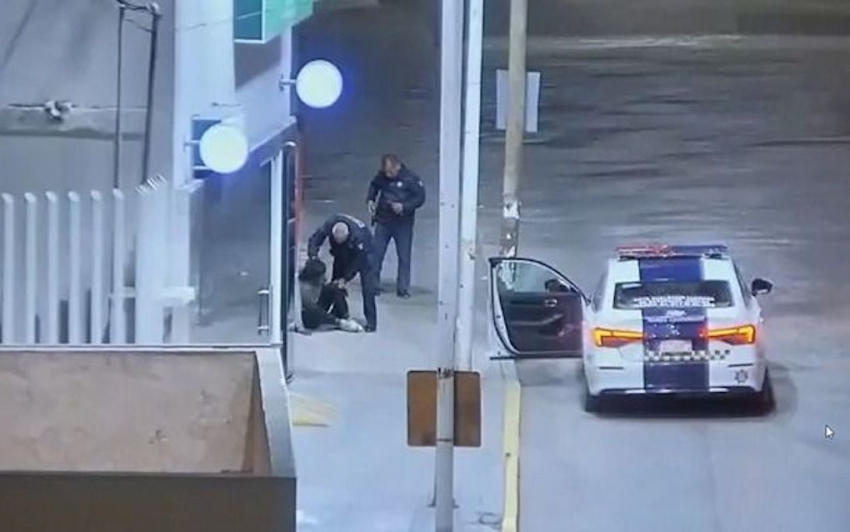 Detienen a dos hombres por robo de cableado de alumbrado público