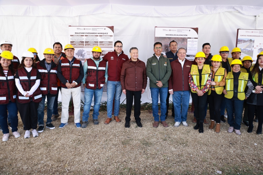 Julio Menchaca fortalece infraestructura en Pachuca y Mineral de la Reforma con más de 9 mmdp