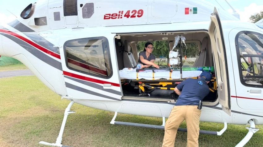Menor de la Huasteca recibe atención médica especializada