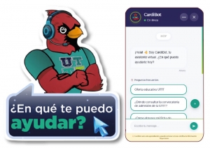 UT de Tula-Tepeji presenta "Cardibot", asistente virtual para aspirantes