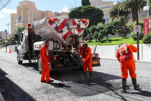 Avanza en Pachuca programa de bacheo con inversión de 15 millones de pesos