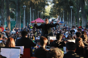 El universo musical brilló en el Parque Hidalgo