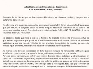 Regidores de Epazoyucan aclaran situaci&oacute;n legal del juicio politico en contra del alcalde