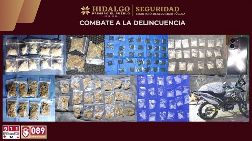 Asegura SSPH a tres presuntos generadores de violencia en Villa de Tezontepec