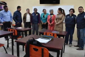 ENTREGA TITULAR DE SEPH INFRAESTRUCTURA EDUCATIVA EN PLANTELES DE ZEMPOALA   