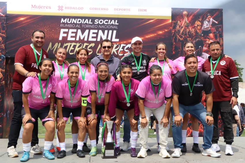 Con éxito se llevó a cabo la final del torneo “Mundial Mujeres Libres 2026” en Hidalgo