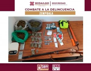 SSPH refuerza combate al narcomenudeo en Zempoala