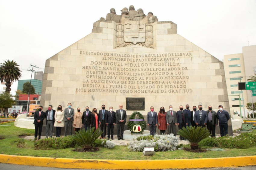 Titular de la SEPH encabezó ceremonia de aniversario de la consumación de la independencia