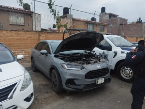 SSPH implementa operativos de revisión vehicular en tianguis de seis municipios