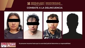 SSPH asegura a cuatro generadores de violencia en Tezontepec de Aldama