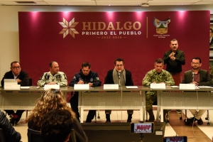 Contrarrestar la delincuencia, una prioridad del gobierno de Hidalgo