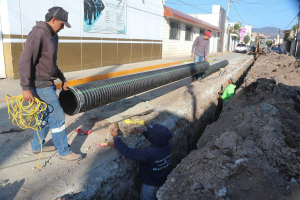Continúan acciones para mejorar el sistema de alcantarillado sanitario en la Zona Metropolitana de Pachuca